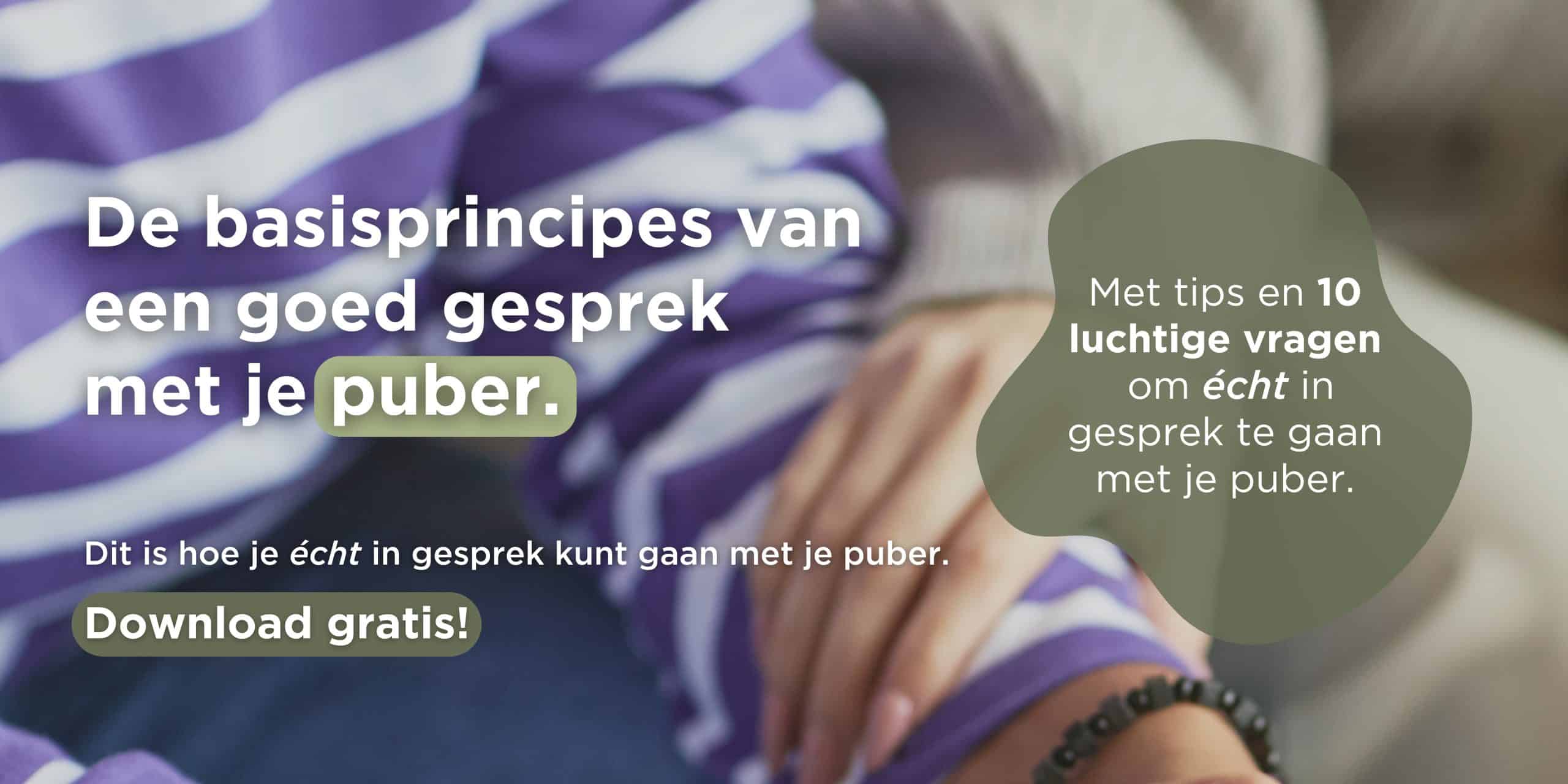 relatie met je puber verbeteren